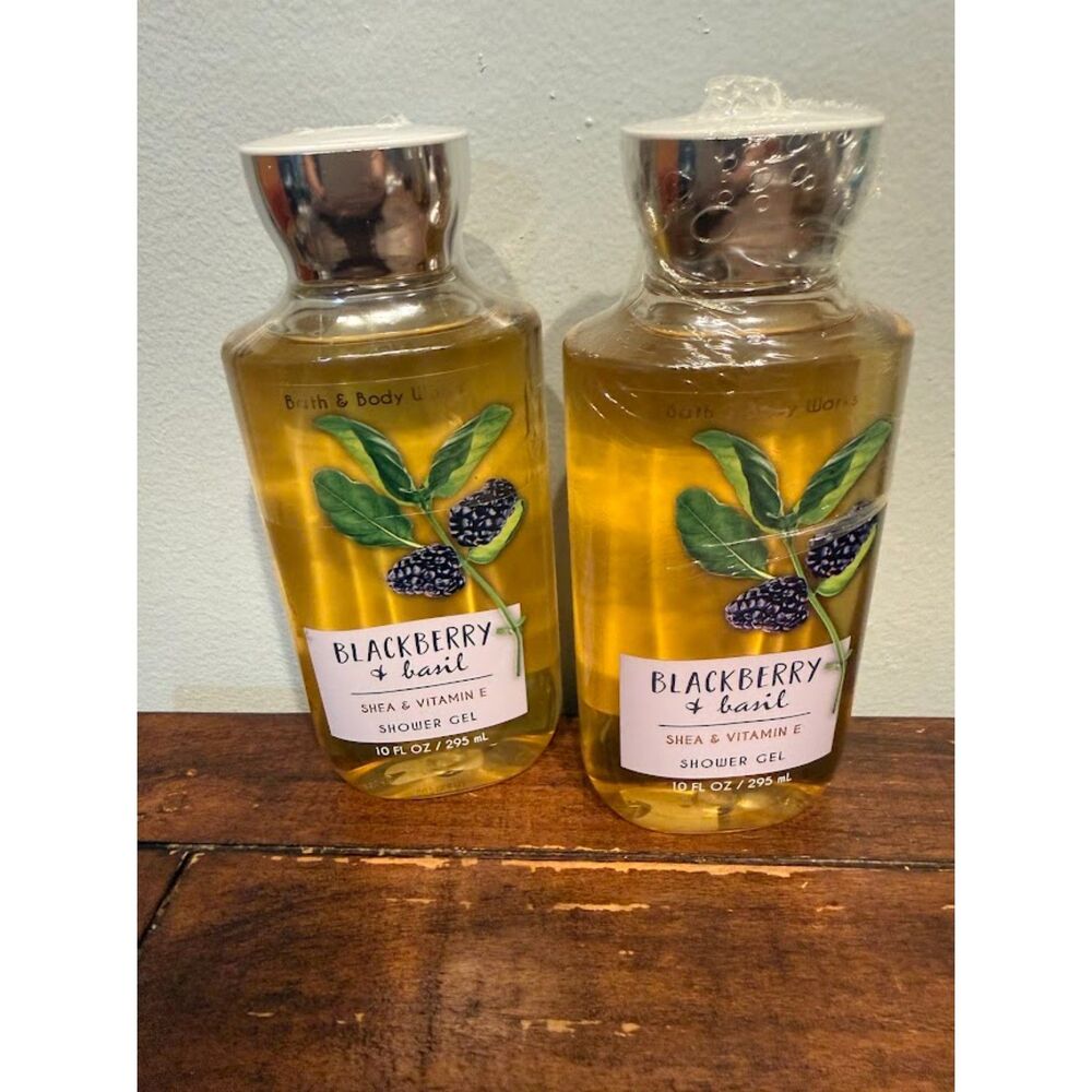 Bath & Body Works Blackberry & Basil Shower Gels lot of 2